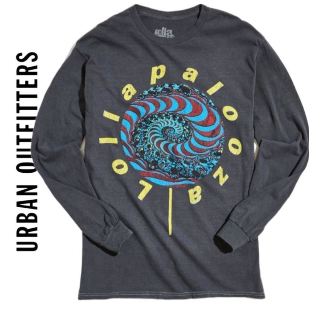 Urban Outfitters Lollapalooza Grey Long sleeve